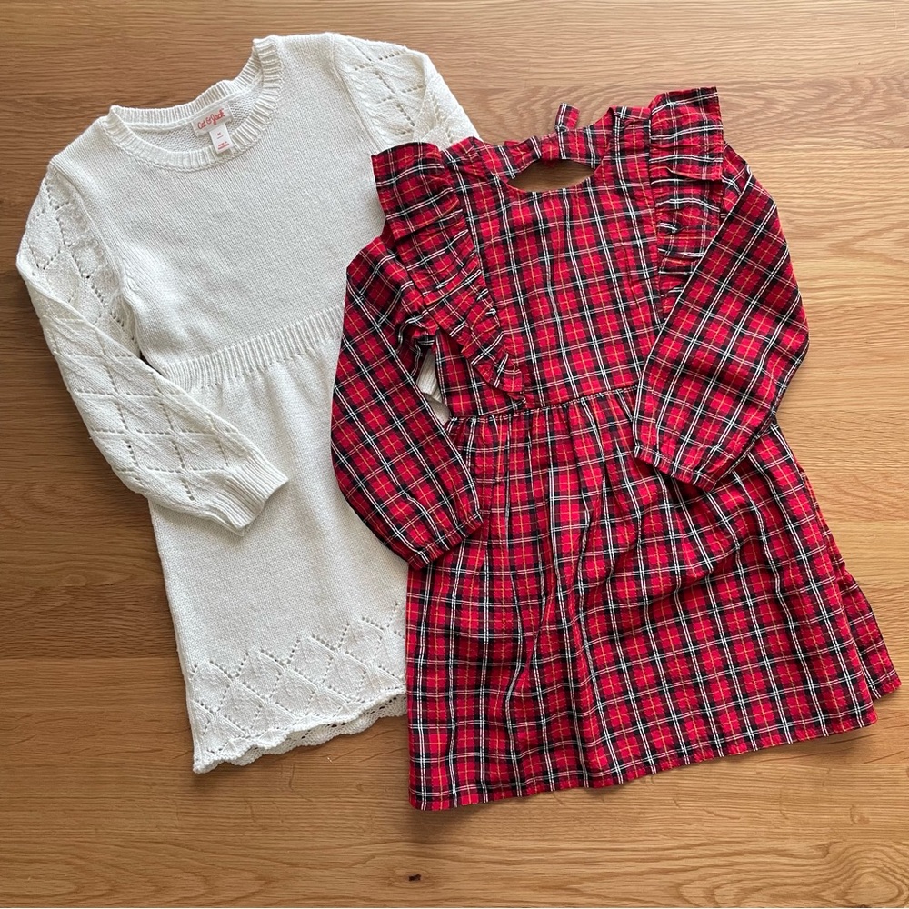 Old Navy/Cat and Jack girls Holiday dress set Size:4T
